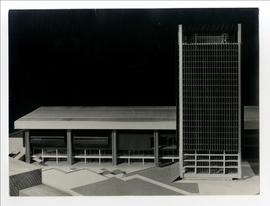 Maqueta del edificio UNCTAD III